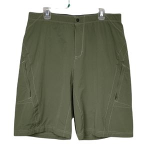 Columbia titanium green hiking shorts L